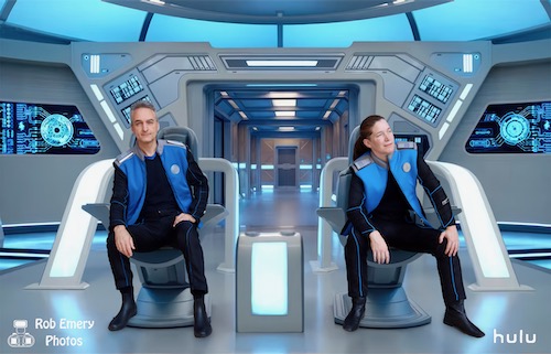 Command crew on the Orville